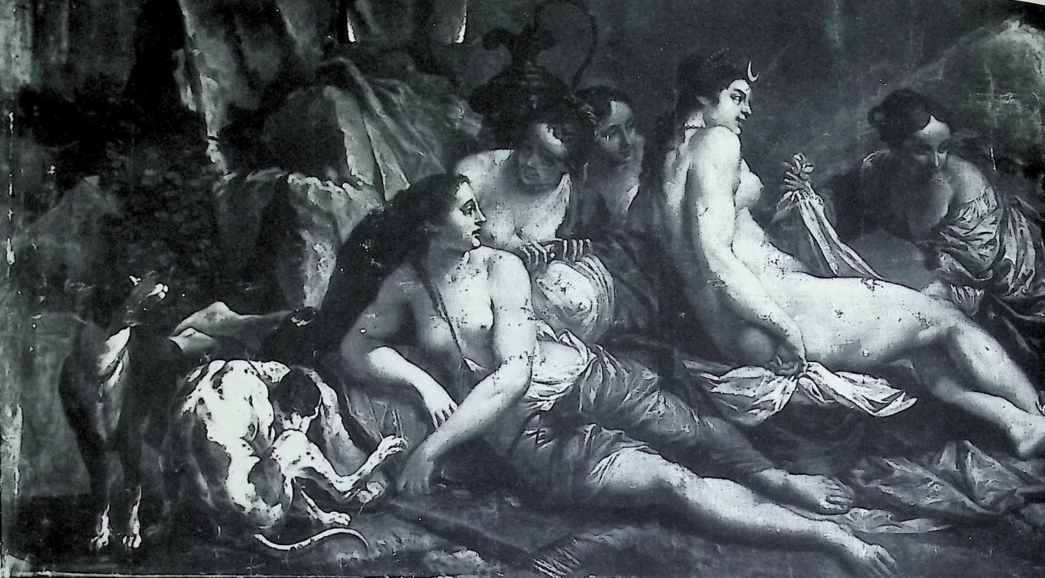 Giacomo Ceruti, il Pitocchetto - 356, Diana e le ninfe sorprese da Atteone
